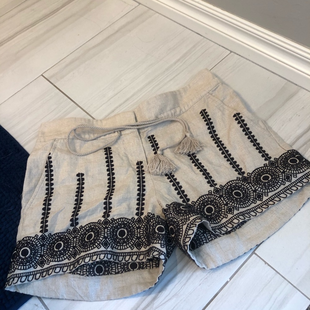 LOFT size 0 bohemian shorts// NWOT